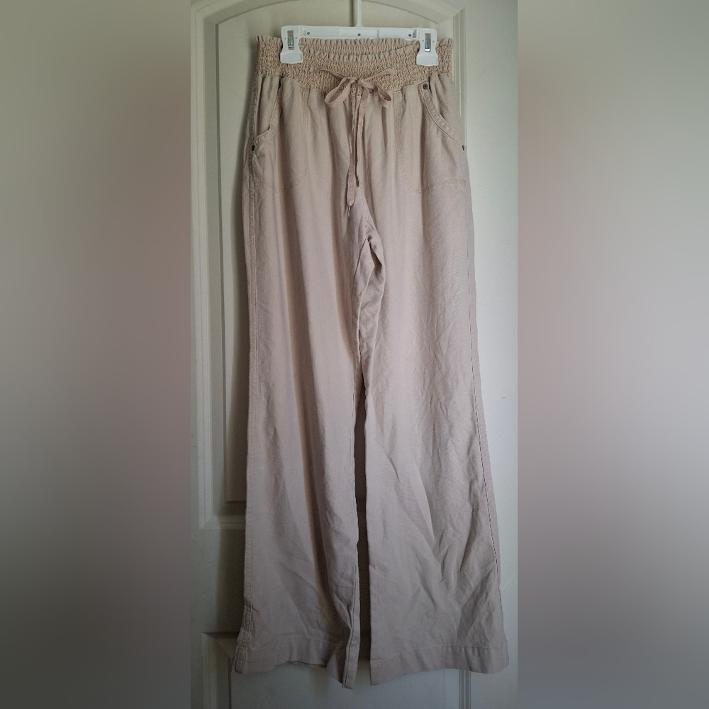 Ci Sono Cream Wide Leg Pants